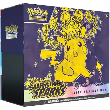 Pokémon Center Surging Sparks etb